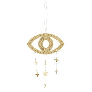 Madam Stoltz Dekoracja wisząca oko z gwiazdkami