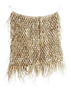 Madam Stoltz Makrama z liści palmowych na jutowym sznurku 120x150 cm