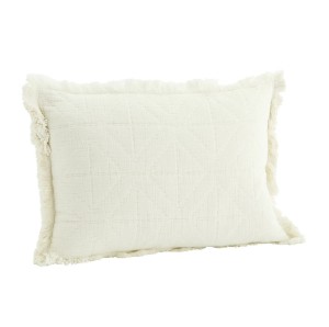 Madam Stoltz Poszewka na poduszkę off white