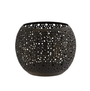 Madam Stoltz Lampion metalowy Iron