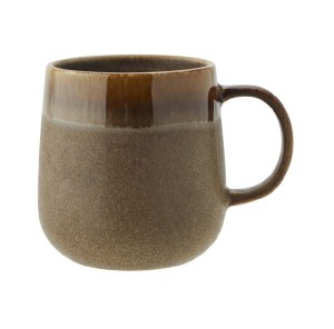 Madam Stoltz Kubek ceramiczny Brown