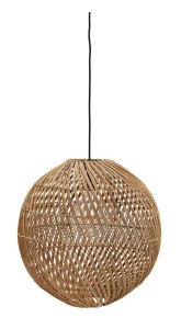 Madam Stoltz Lampa sufitowa rattanowa Ø45 cm