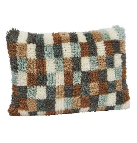 Madam Stoltz Poszewka na poduszkę w geometryczny wzór