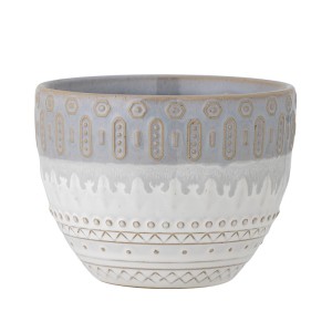 Bloomingville Doniczka Basel grey