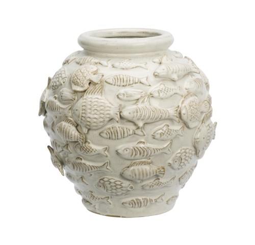 Madam Stoltz Wazon ceramiczny Fish