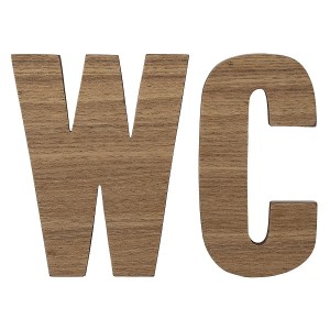 Bloomingville Znak WC toalety